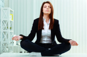 meditate in the office