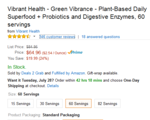 Green Vibrance review